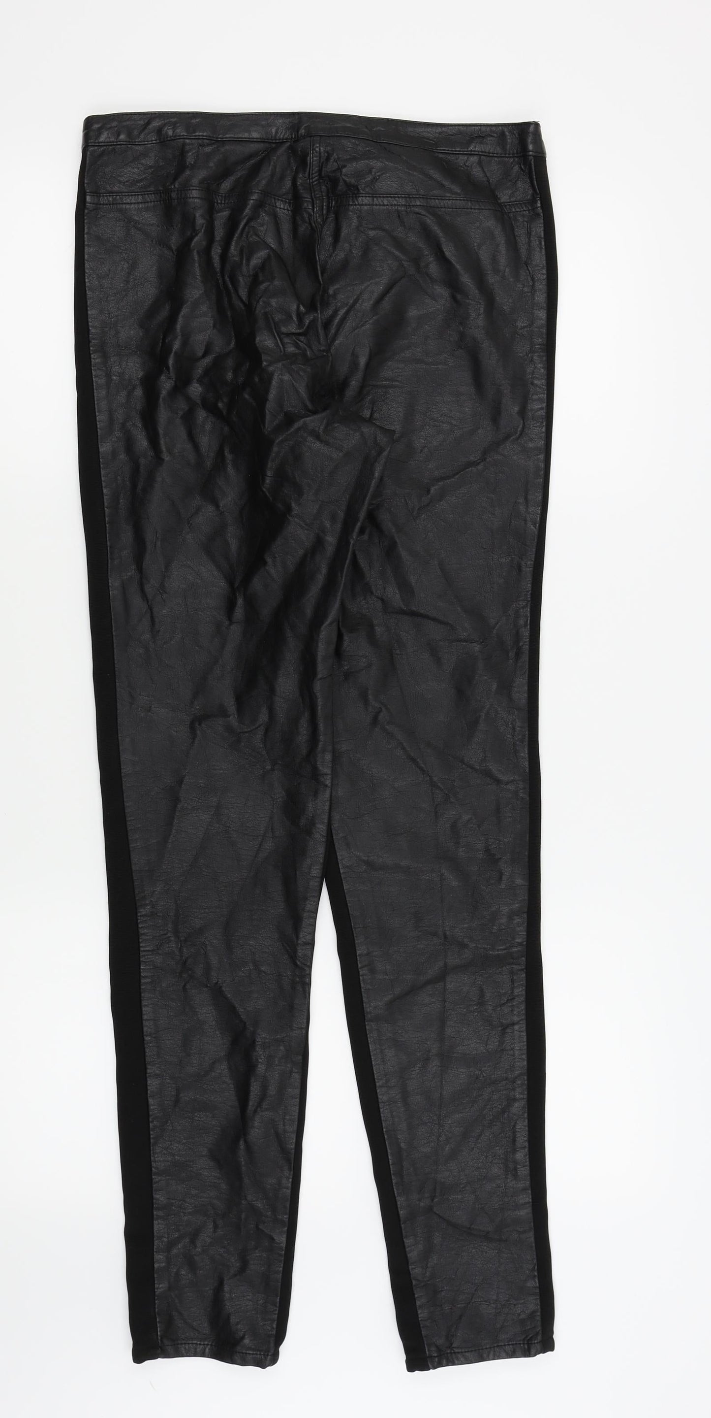 Womens UK Size 12 H&M Regular Fit  Black Trousers