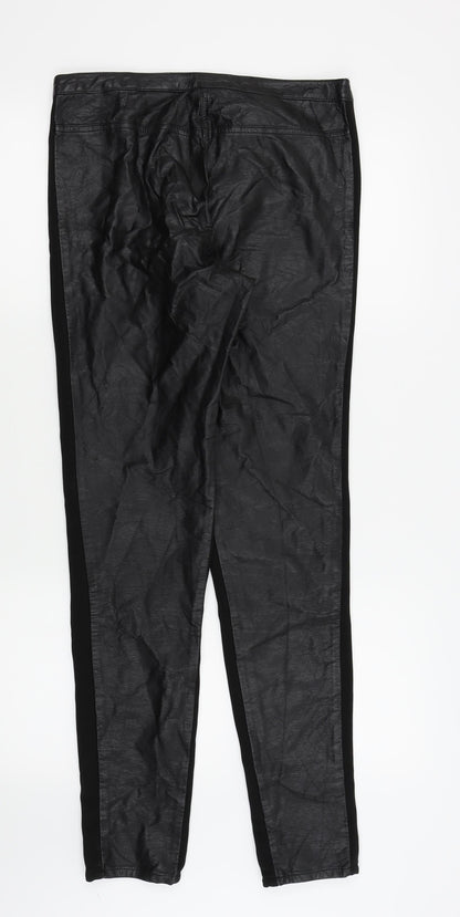Womens UK Size 12 H&M Regular Fit  Black Trousers