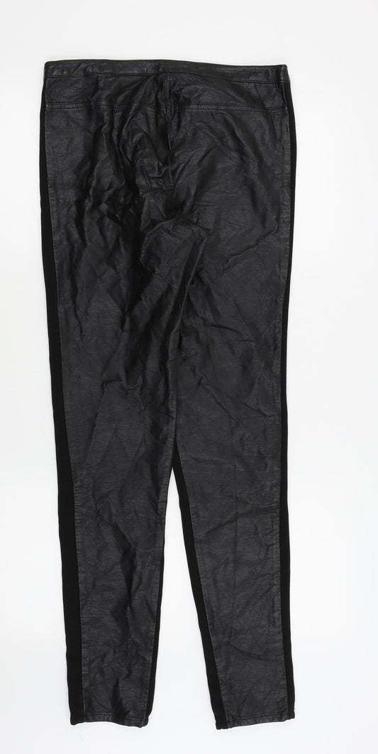 Womens UK Size 12 H&M Regular Fit  Black Trousers
