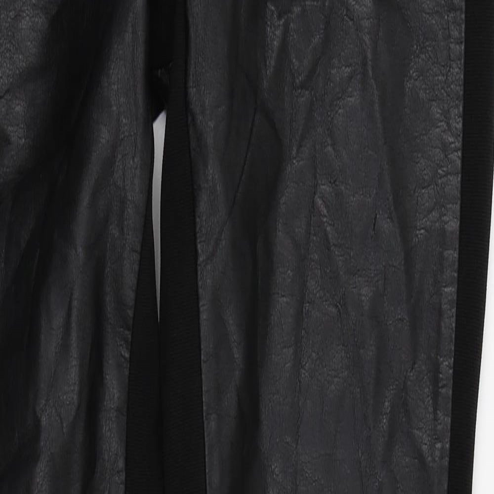 Womens UK Size 12 H&M Regular Fit  Black Trousers