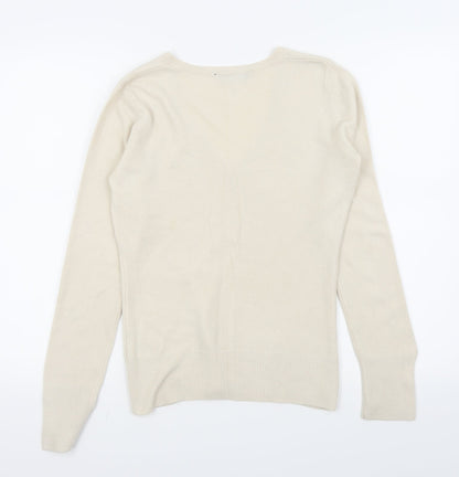 Womens UK Size 10 Dorothy Perkins Beige Basic T-Shirt
