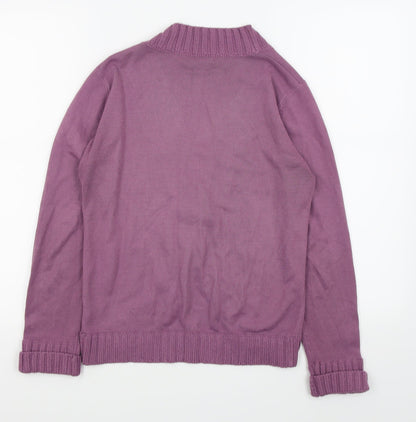 Asda George Womens Purple   Cardigan Jumper Size 10