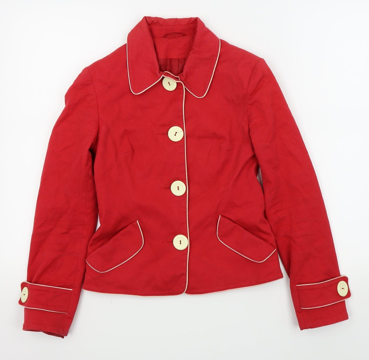 Womens UK Size 6 Topshop Red Jacket