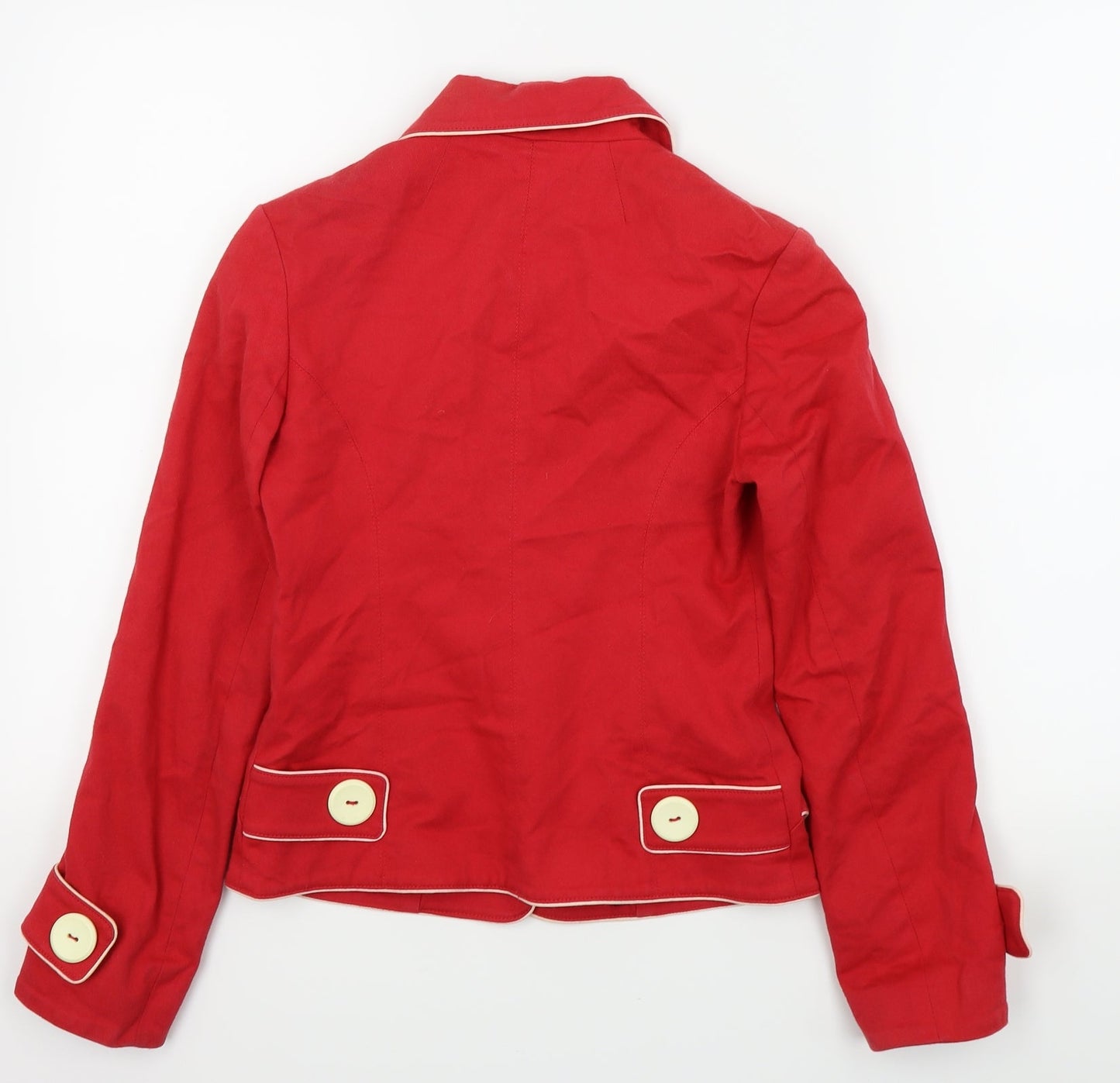 Womens UK Size 6 Topshop Red Jacket