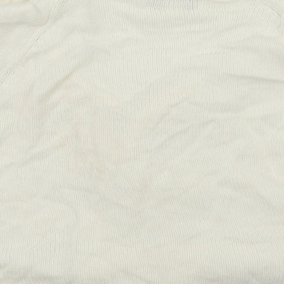 Monsoon Womens White   Cardigan Jumper Size M