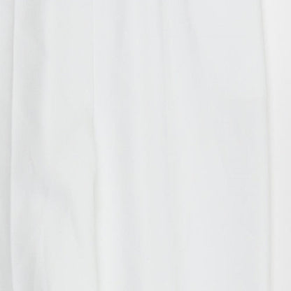 Womens UK Size 14 Preworn Regular Fit  White Trousers