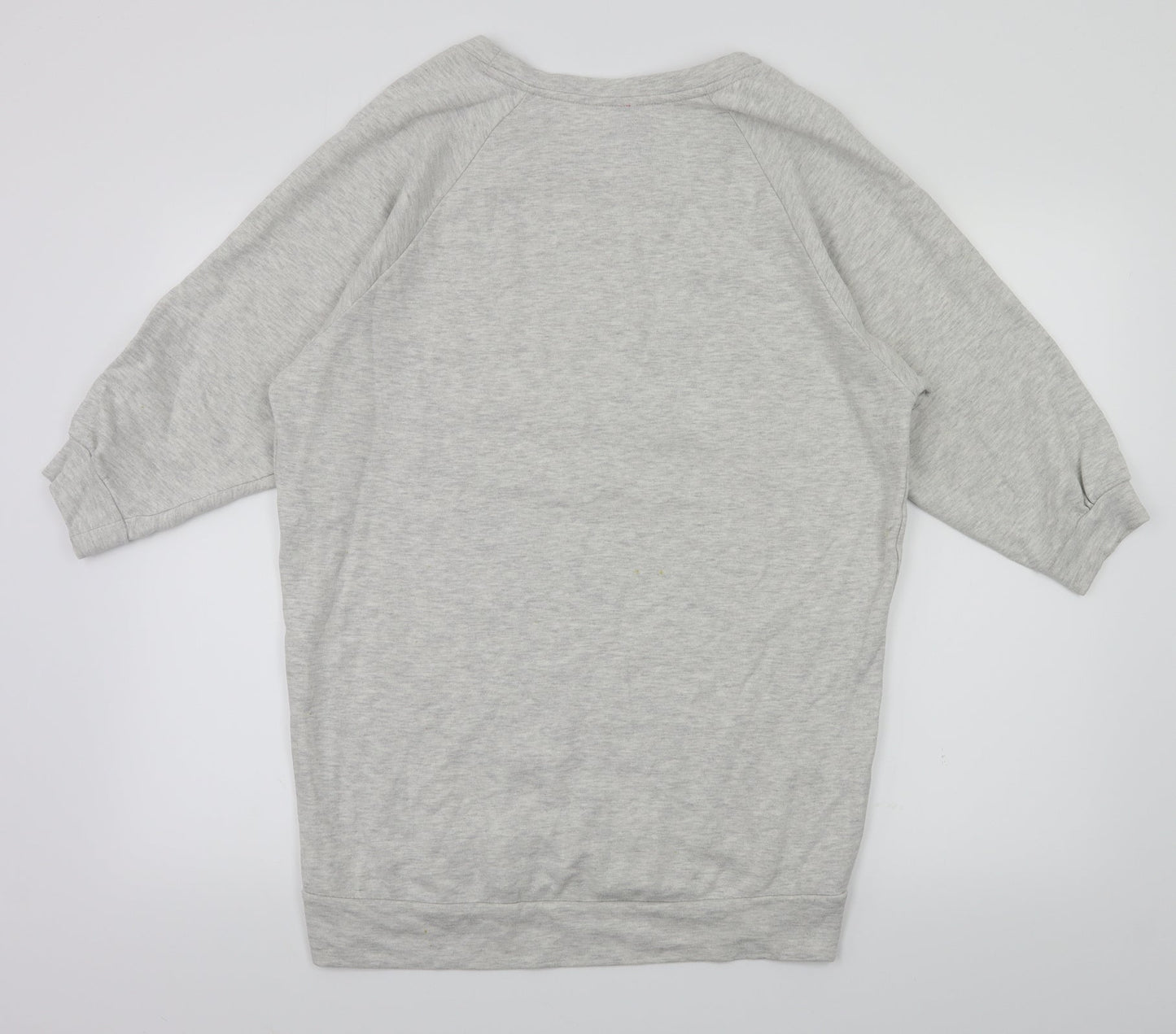 H&M Womens Grey Animal Print  Henley Jumper Size 10
