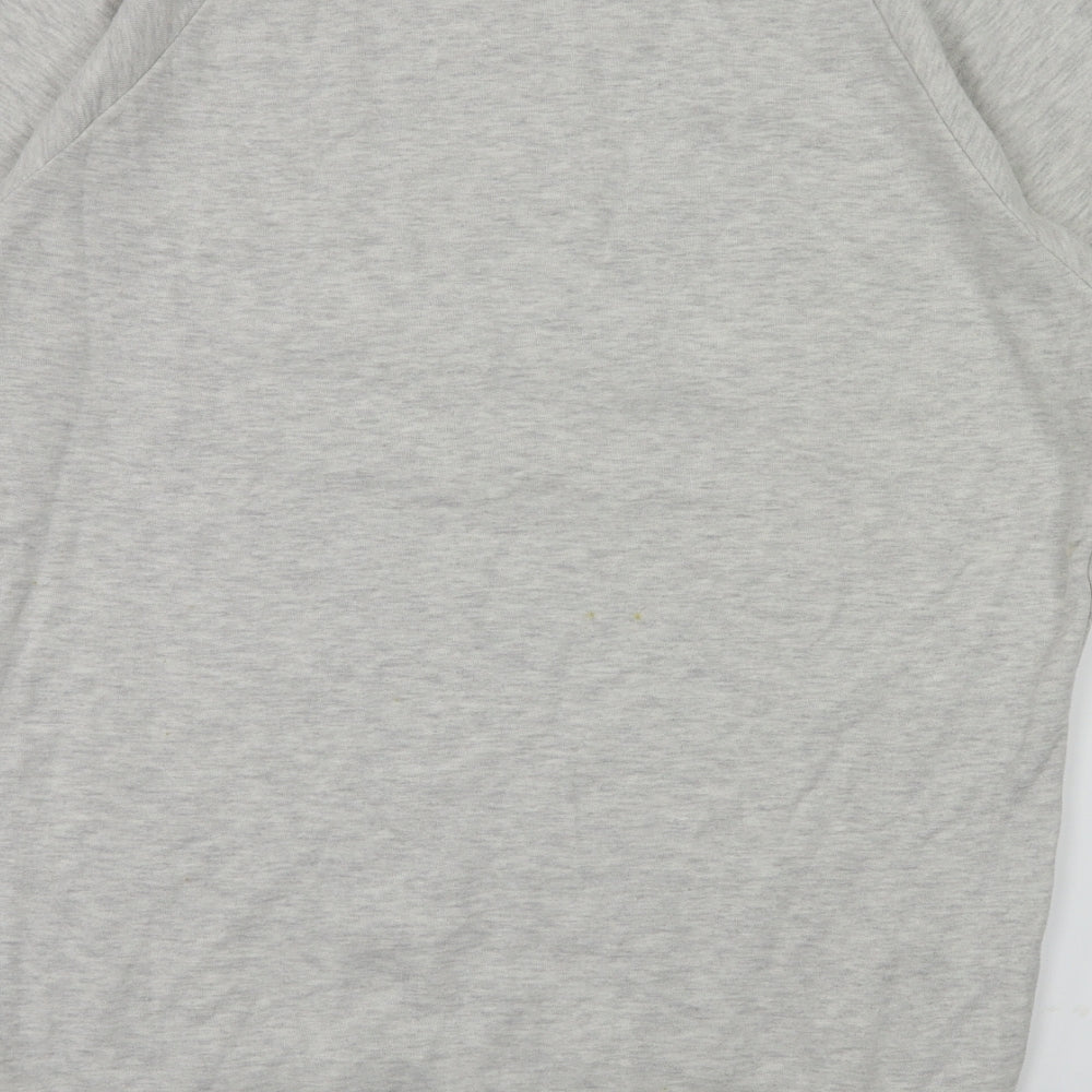 H&M Womens Grey Animal Print  Henley Jumper Size 10