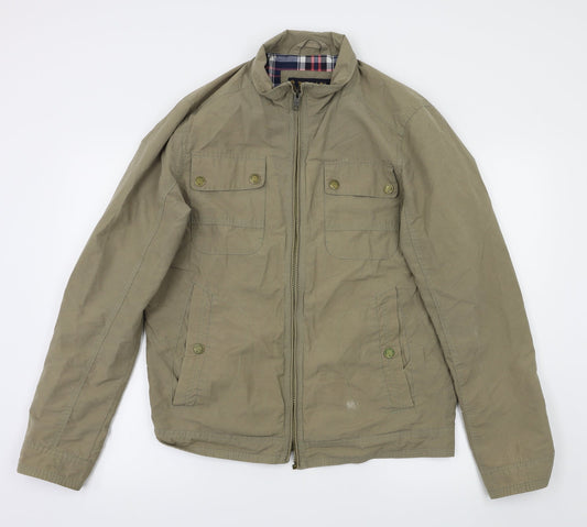 Mens UK Size S Trait Beige Jacket