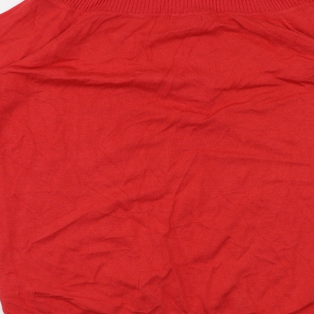 F&F Womens Red   Basic T-Shirt Size 16
