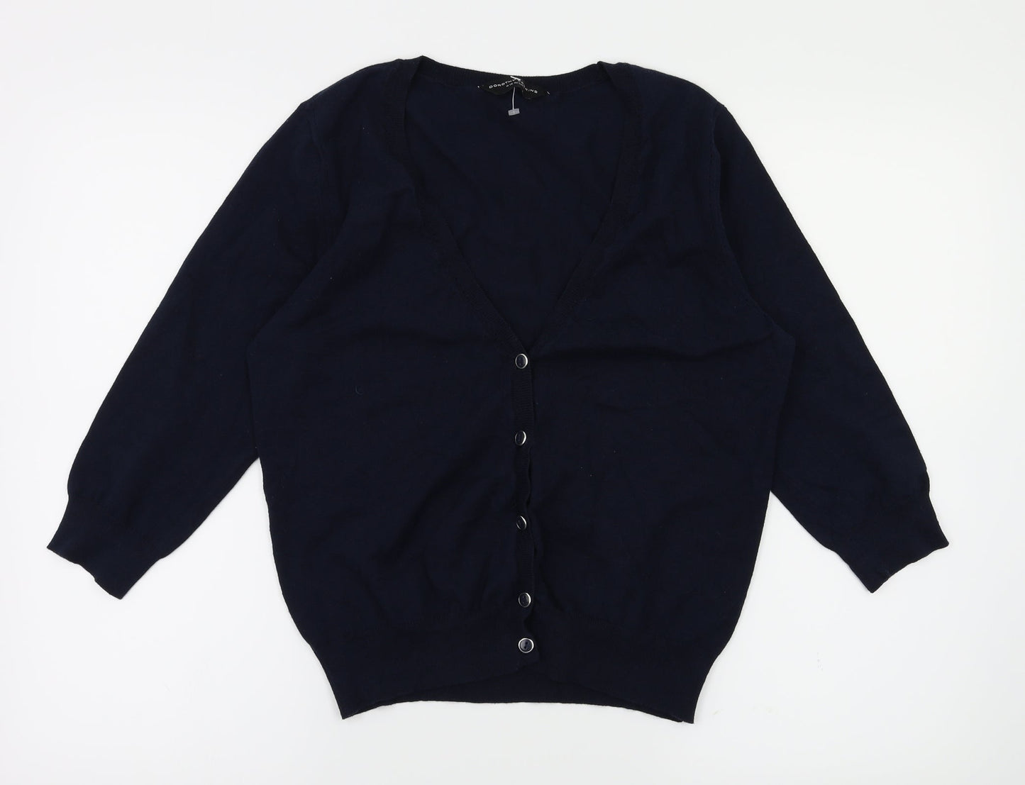 Dorothy Perkins Womens Blue   Cardigan Jumper Size 14