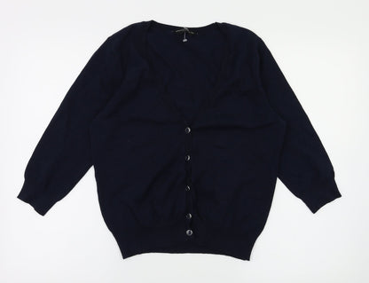 Dorothy Perkins Womens Blue   Cardigan Jumper Size 14