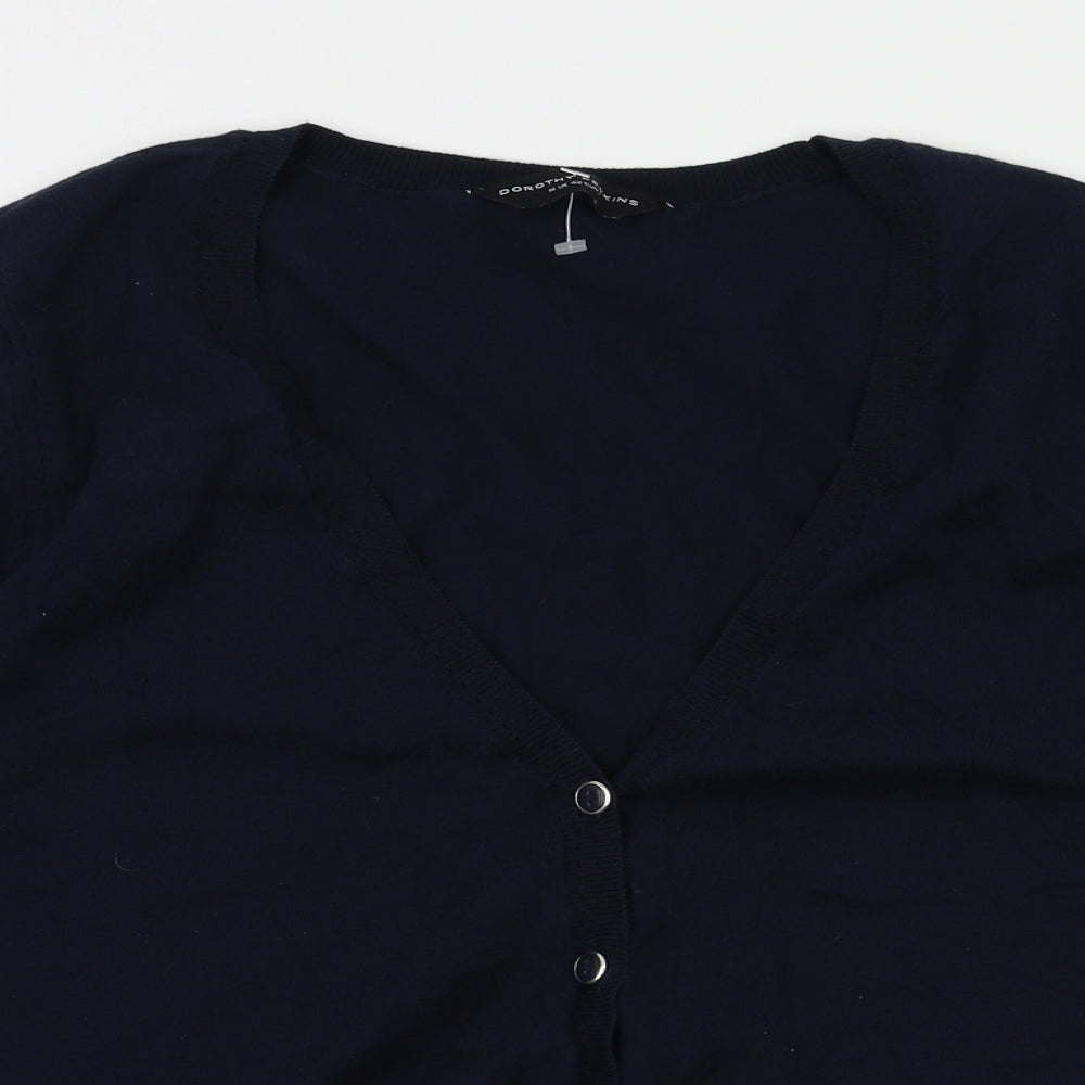 Dorothy Perkins Womens Blue   Cardigan Jumper Size 14