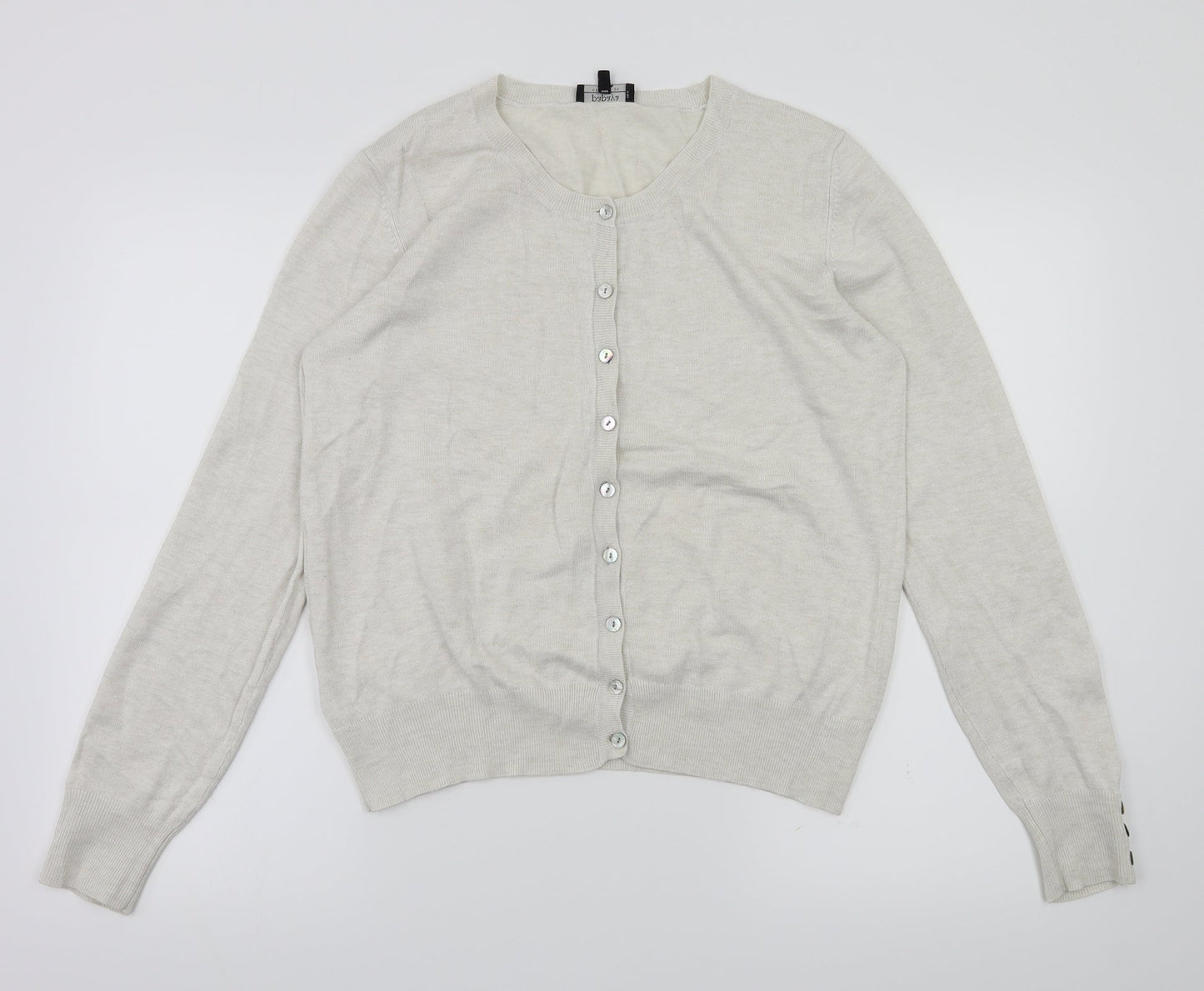 payapa Womens Ivory   Cardigan Jumper Size 16