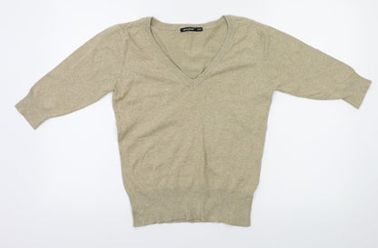 Primark Womens Beige   Basic T-Shirt Size 12