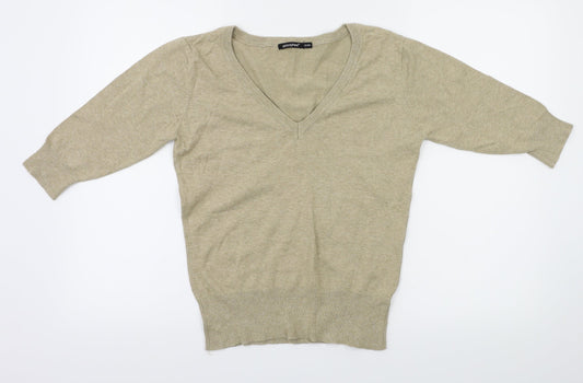 Primark Womens Beige   Basic T-Shirt Size 12