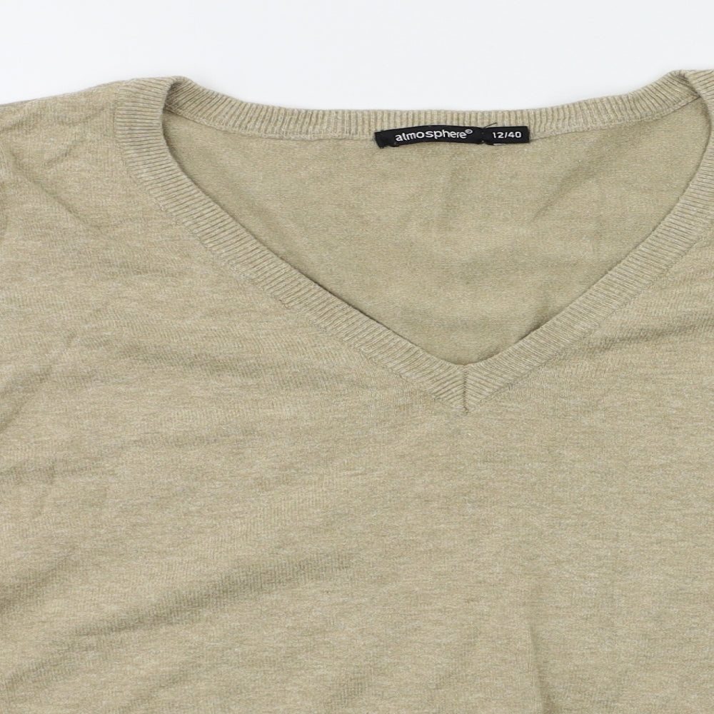 Primark Womens Beige   Basic T-Shirt Size 12