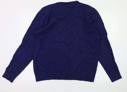 Mens UK Size L Burton Blue Pullover Sweatshirt