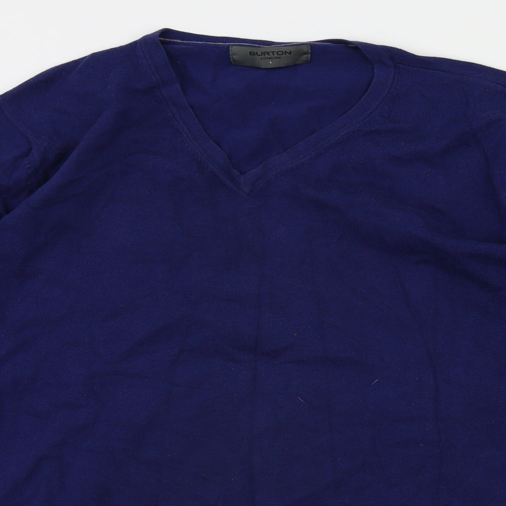 Mens UK Size L Burton Blue Pullover Sweatshirt