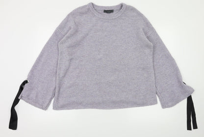 Primark Womens Purple   Pullover Jumper Size L