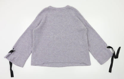 Primark Womens Purple   Pullover Jumper Size L
