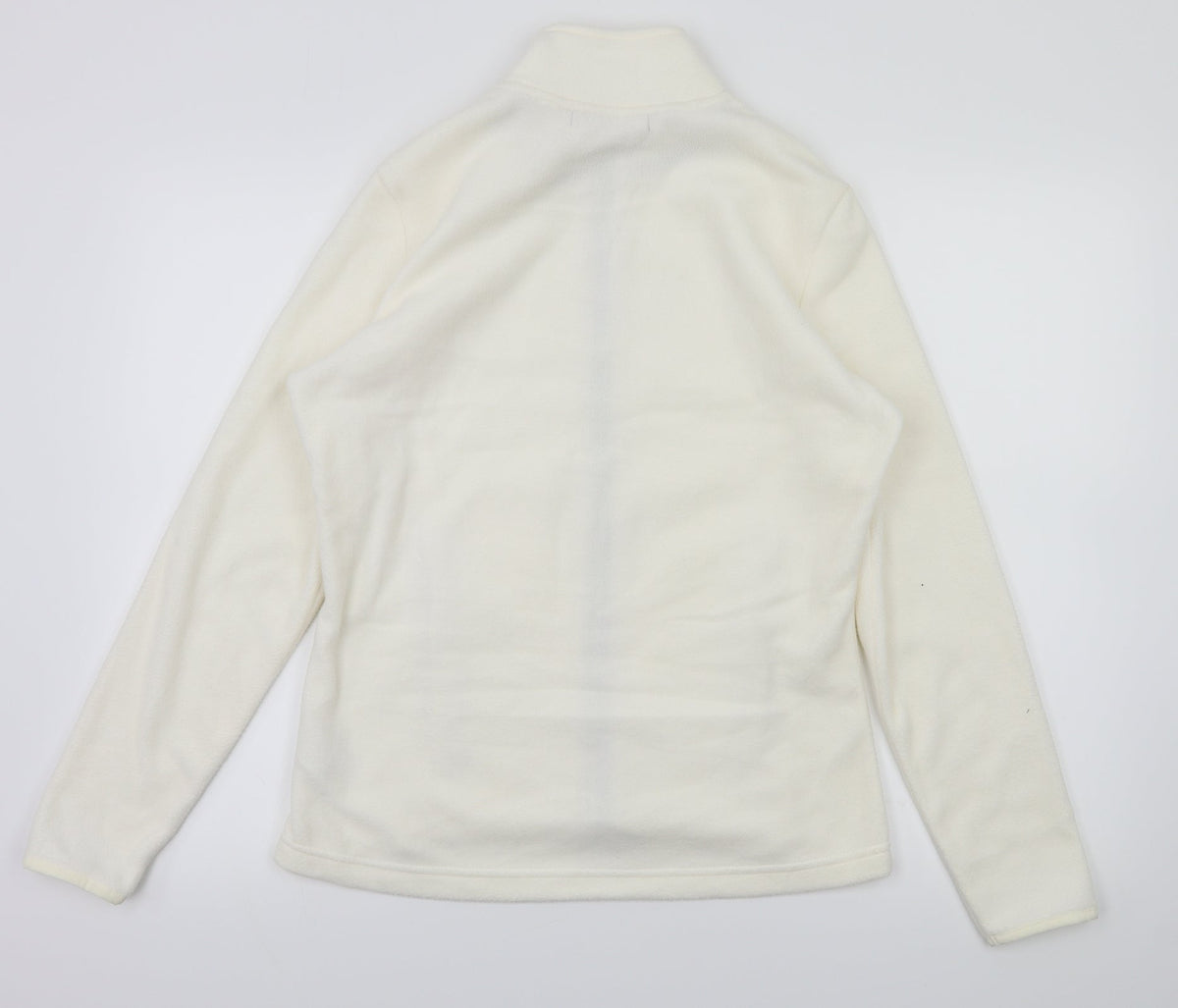Marks & Spencer Womens Ivory   Full Zip Jumper Size 10