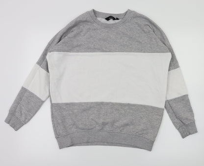 New Look Womens Grey   Pullover Hoodie Size 10