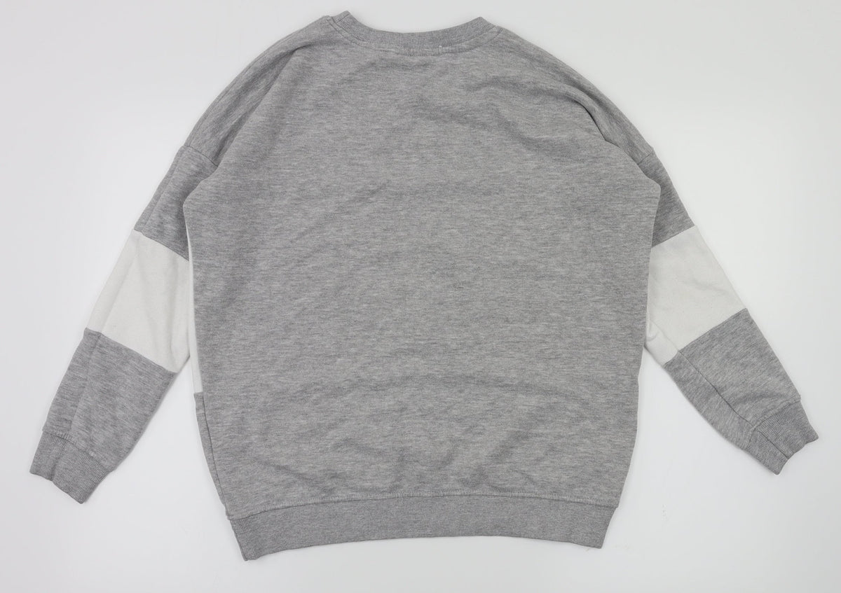 New Look Womens Grey   Pullover Hoodie Size 10