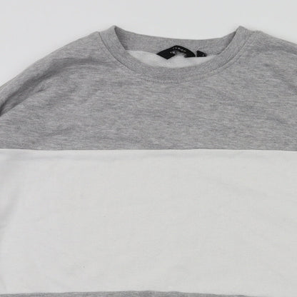 New Look Womens Grey   Pullover Hoodie Size 10