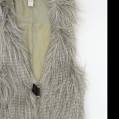 Kylie Girls Grey   Gilet Jacket Size 13 Years