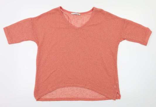 George Womens Orange   Basic T-Shirt Size 14