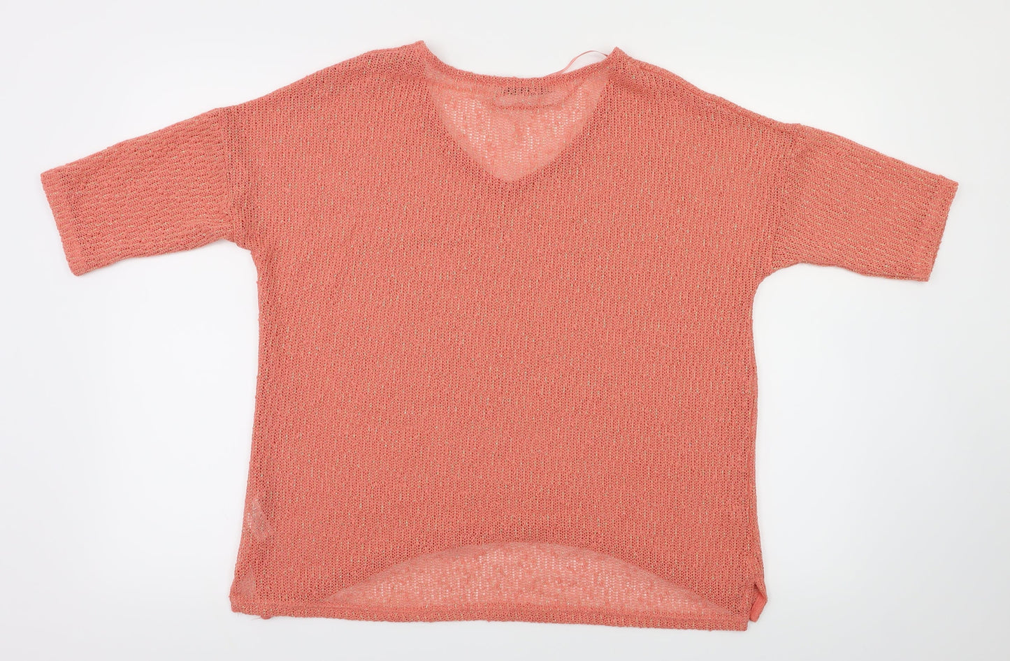 George Womens Orange   Basic T-Shirt Size 14