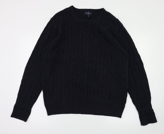 Blue Harbour Mens Blue   Pullover Jumper Size M