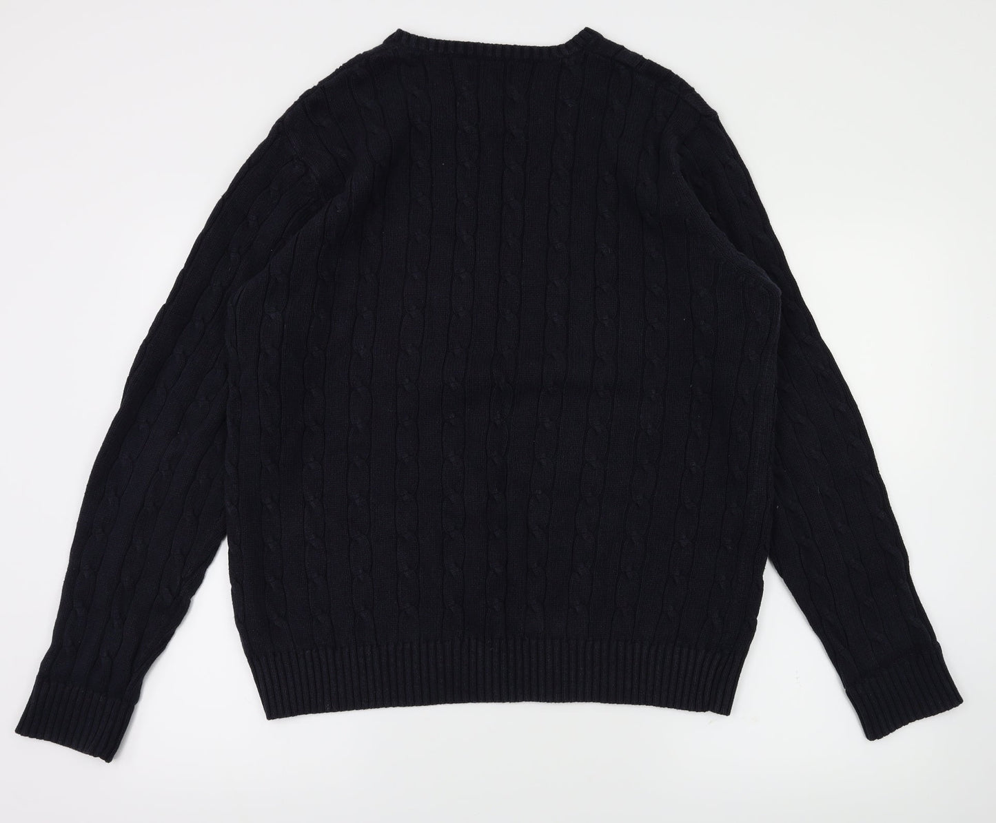 Blue Harbour Mens Blue   Pullover Jumper Size M