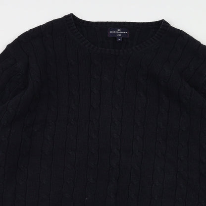 Blue Harbour Mens Blue   Pullover Jumper Size M