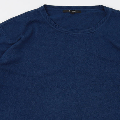 George Mens Blue   Pullover Sweatshirt Size XL