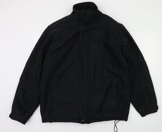 ative Mens Black   Jacket Coat Size S