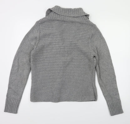 m&s Womens Grey   Cardigan Jumper Size 14