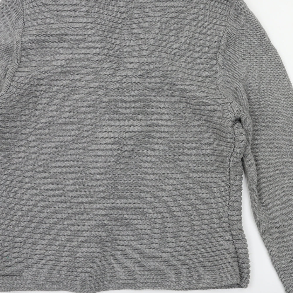 m&s Womens Grey   Cardigan Jumper Size 14