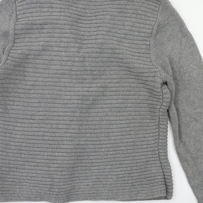 m&s Womens Grey   Cardigan Jumper Size 14