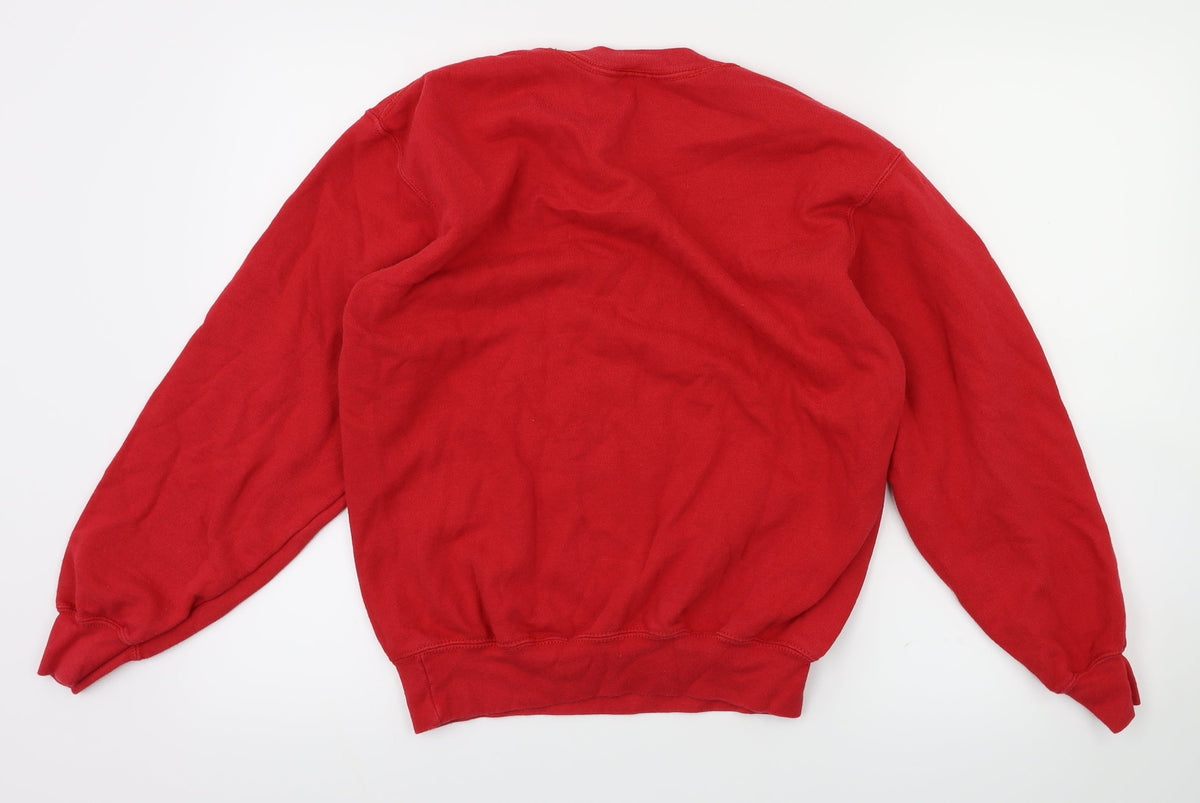 Preworn Womens Red   Pullover Jumper Size S