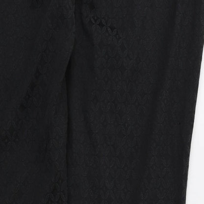 George Womens Grey Argyle/Diamond  Trousers  Size 16 L27 in