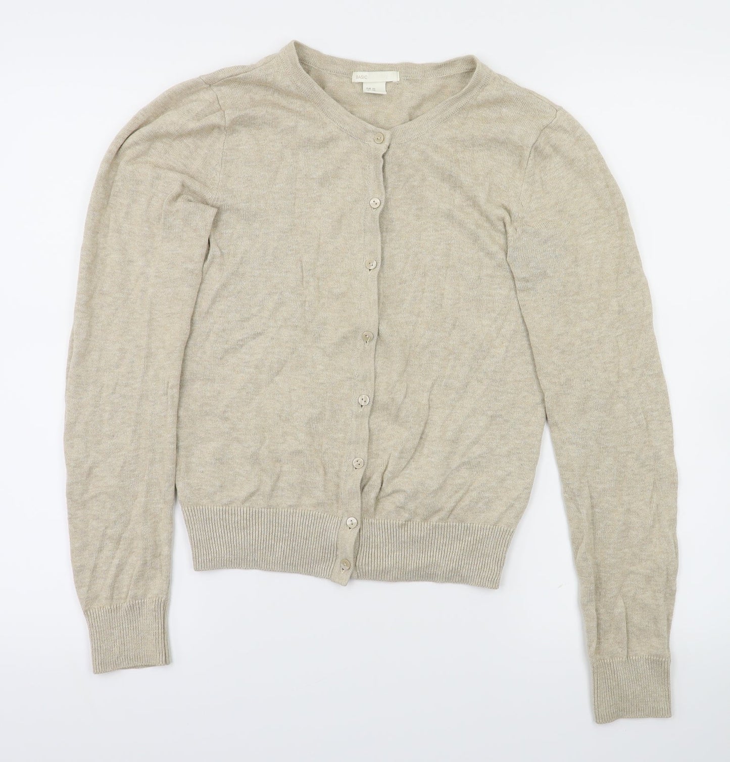 H&M Womens Beige   Cardigan Jumper Size XS