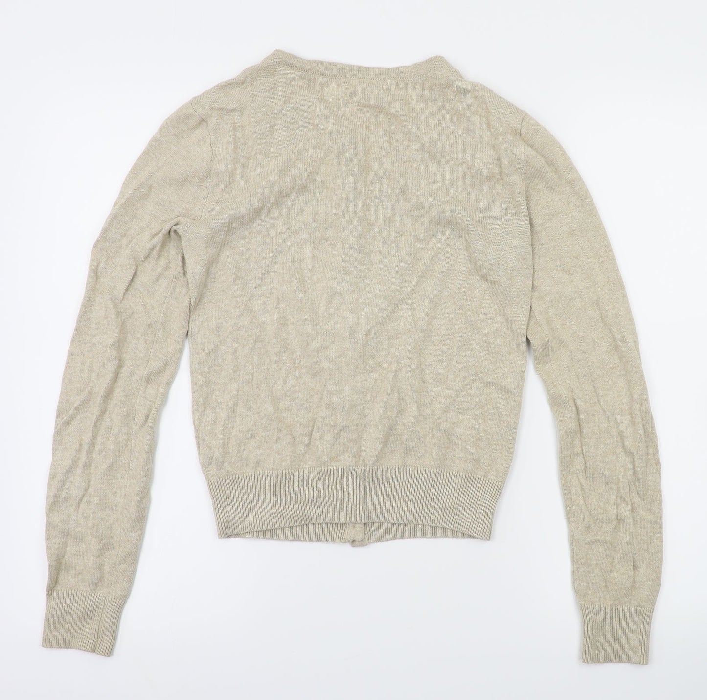 H&M Womens Beige   Cardigan Jumper Size XS