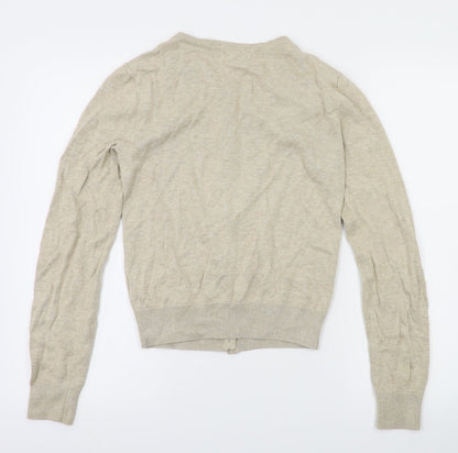 H&M Womens Beige   Cardigan Jumper Size XS