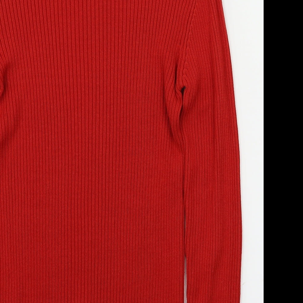 Debbie Morgan Womens Red   Pullover Jumper Size M