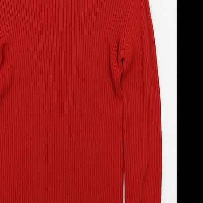 Debbie Morgan Womens Red   Pullover Jumper Size M