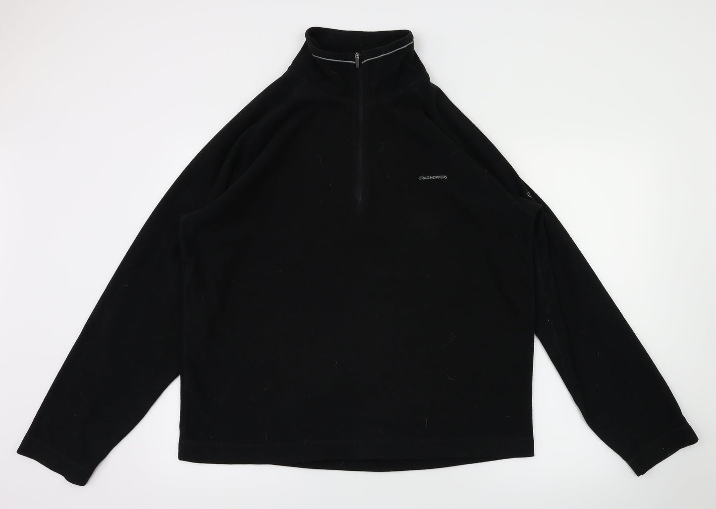 Mens UK Size L Craghoppers Black Pullover Hoodie