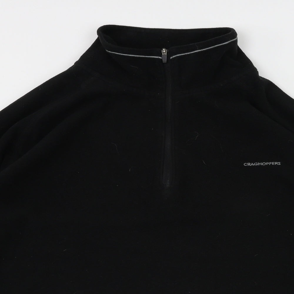 Mens UK Size L Craghoppers Black Pullover Hoodie