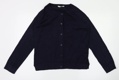 Preworn Womens Blue   Cardigan Jumper Size M